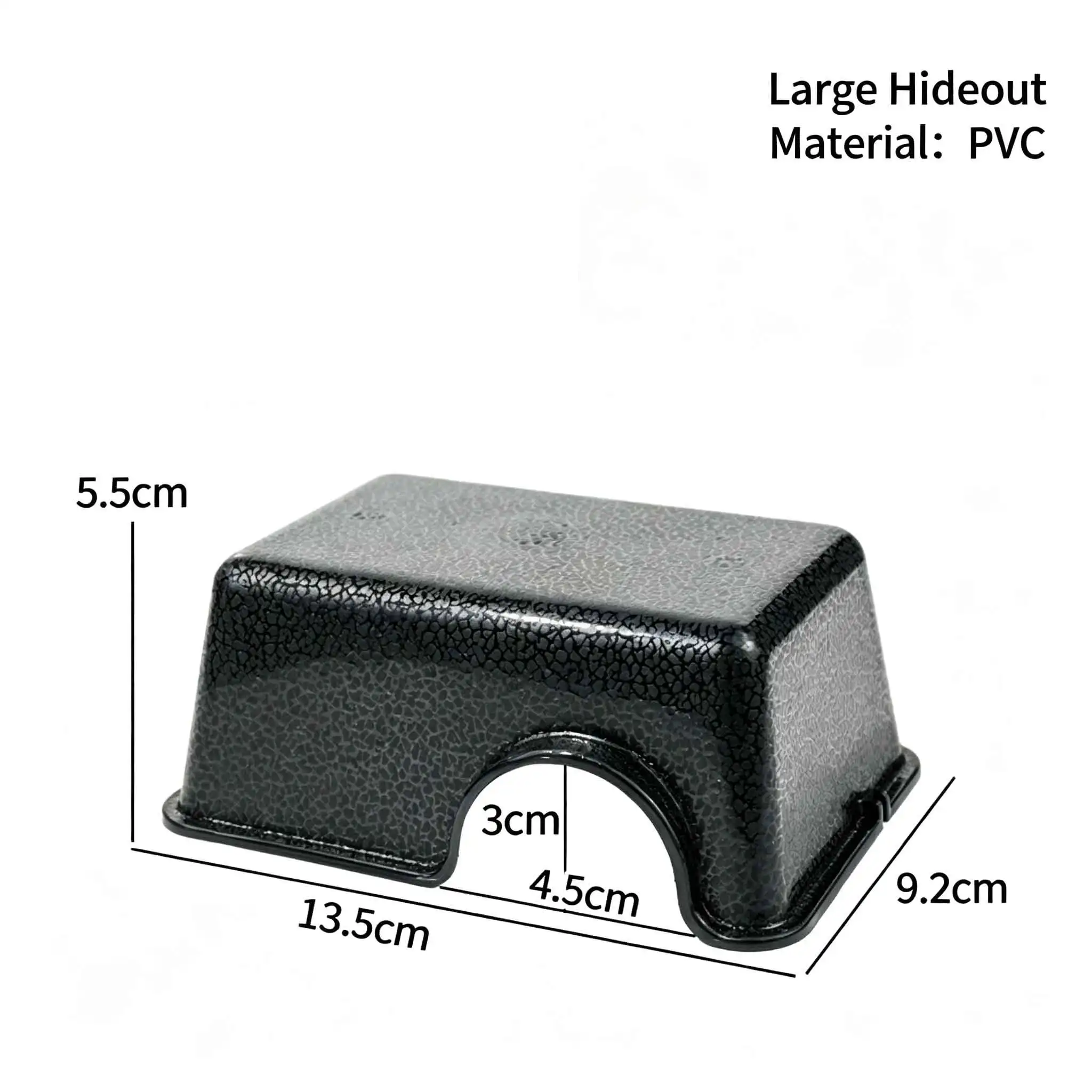 Small pet reptile hiding house leopard gecko turtle lizard cave toy snake-toed frog reptile supplies breathable design