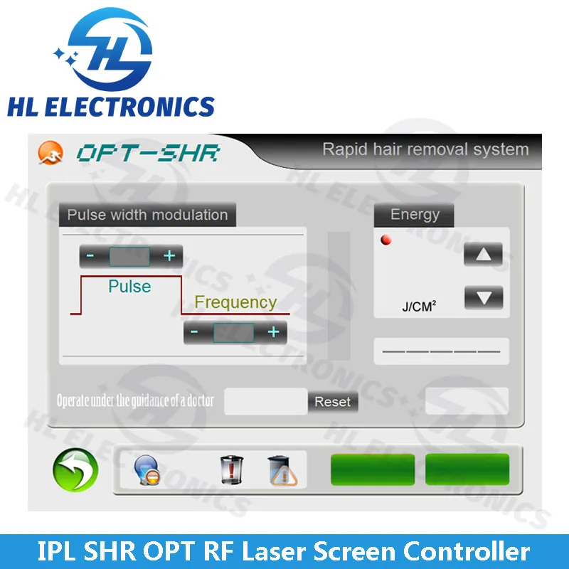 OPT SHR IPL Spare Parts 8 Inch LCD Screen With Controller Board