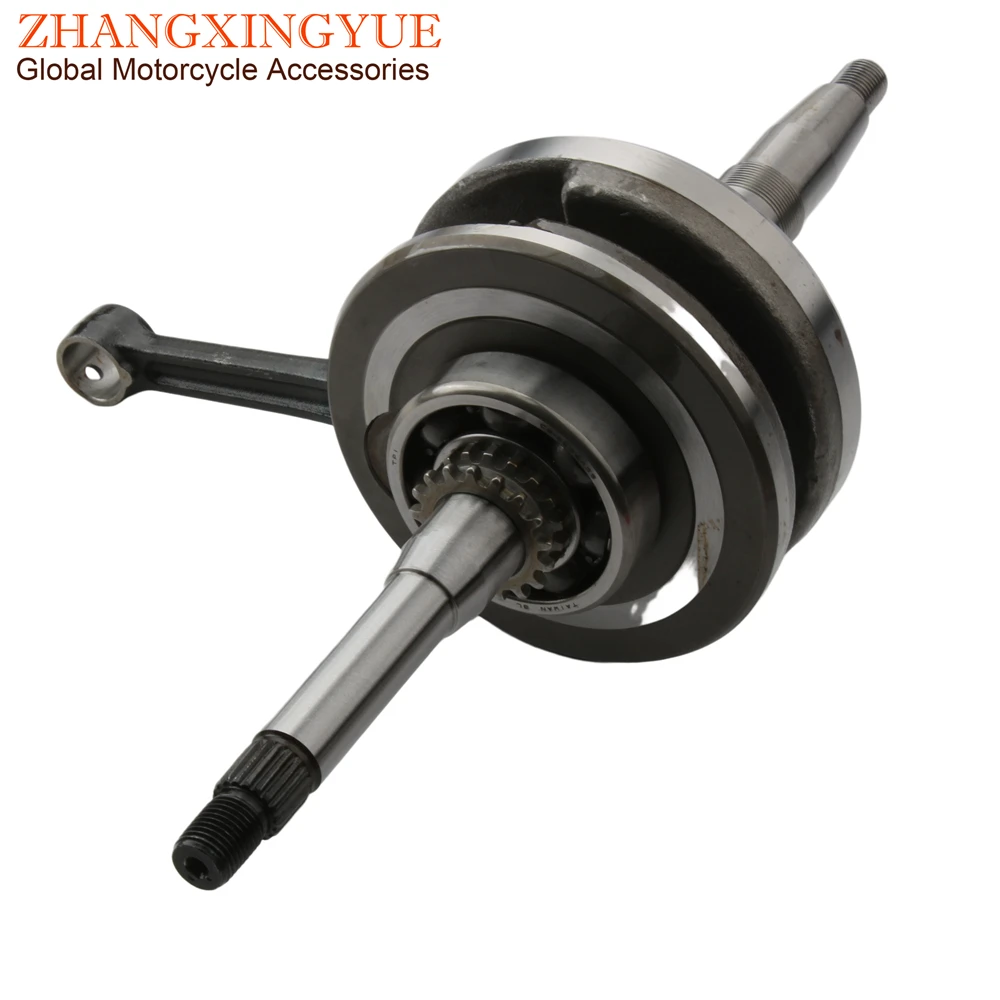 Scooter GY6 Crankshaft Racing + 3mm For GY6125 125cc 150cc GP / VP110 2V 4V 152QMI 157QMJ Pin Hole 15mm Engine Parts