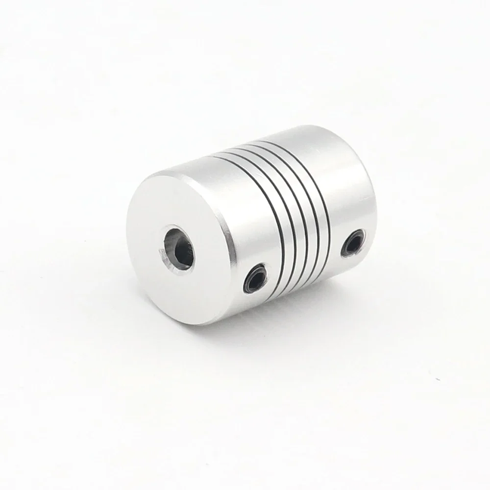 1pcs 5X10 5mm to 10mm D19L25 Aluminum Alloy Z Axis Flexible Coupling For Stepper Motor  Coupler Shaft Couplings 3D Printer