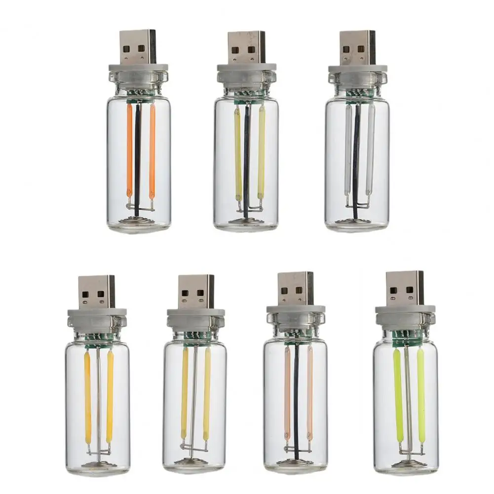 Usb-ночник Usb Автомобильный ночник с сенсорным управлением для атмосферы Мини-светодиодная лампа для автомобиля Спальня Ретро Автомобильная ночь