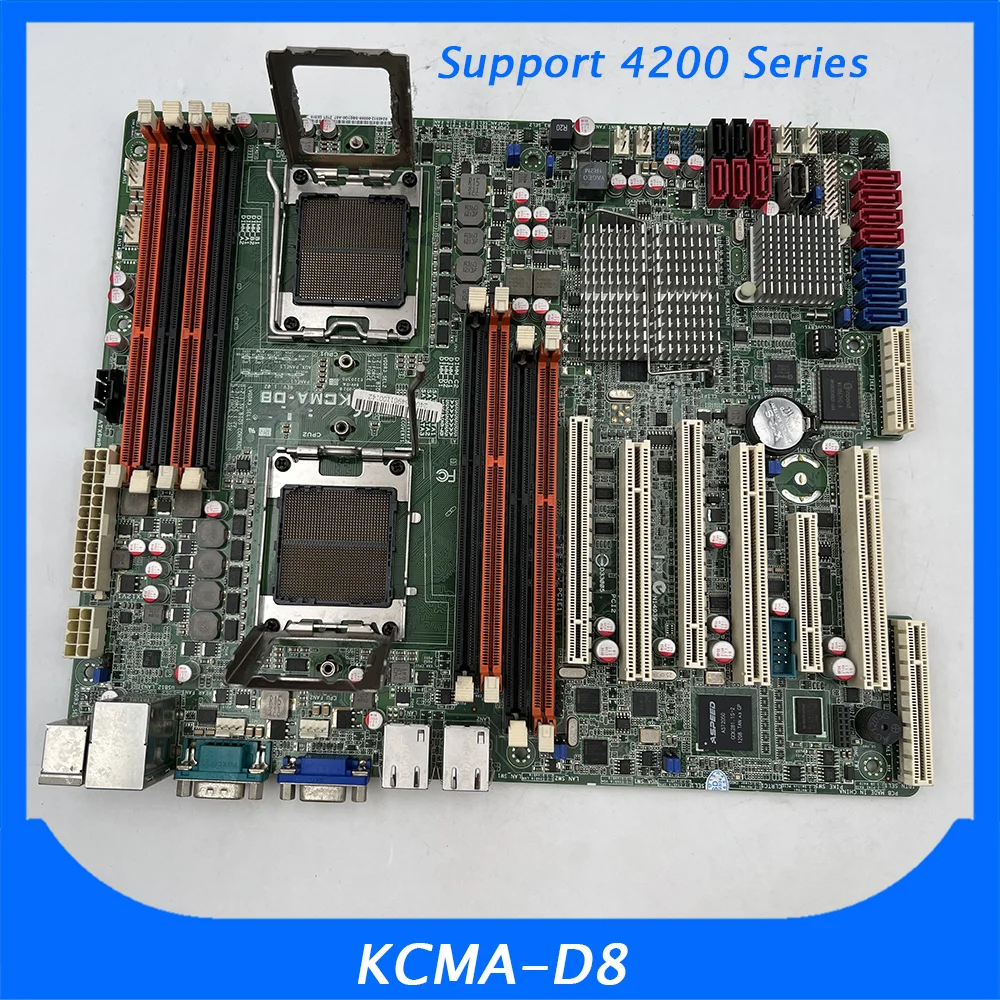 Original Server Motherboard For ASUS For KCMA-D8 Socket C32  With 4200 Series CPU Test Before Shipment Hot