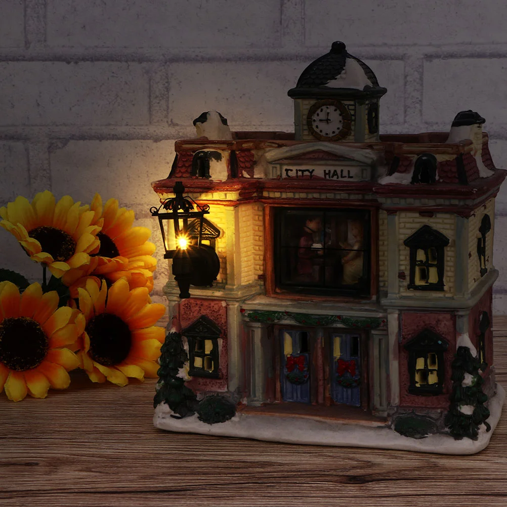 2 Pcs Lanterns Wall Lamp Mini Wall-mounted Fairy House Accessory DIY Accessories Furniture Black Miniature Scene