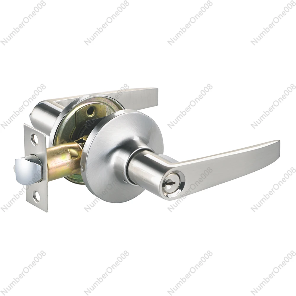 

Secure Bedroom Balcony Entrance Zinc Round Lever Lock - Heavy Duty Stainless Steel Locksmith Lock