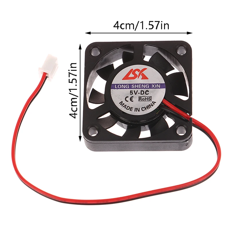 (BBQ4)1PC 4CM 5V12V24V PC Computer Laptop CPU VGA Video Card Cooler Cooling Fan Heatsink Ball Graphics Card Fan Accessories