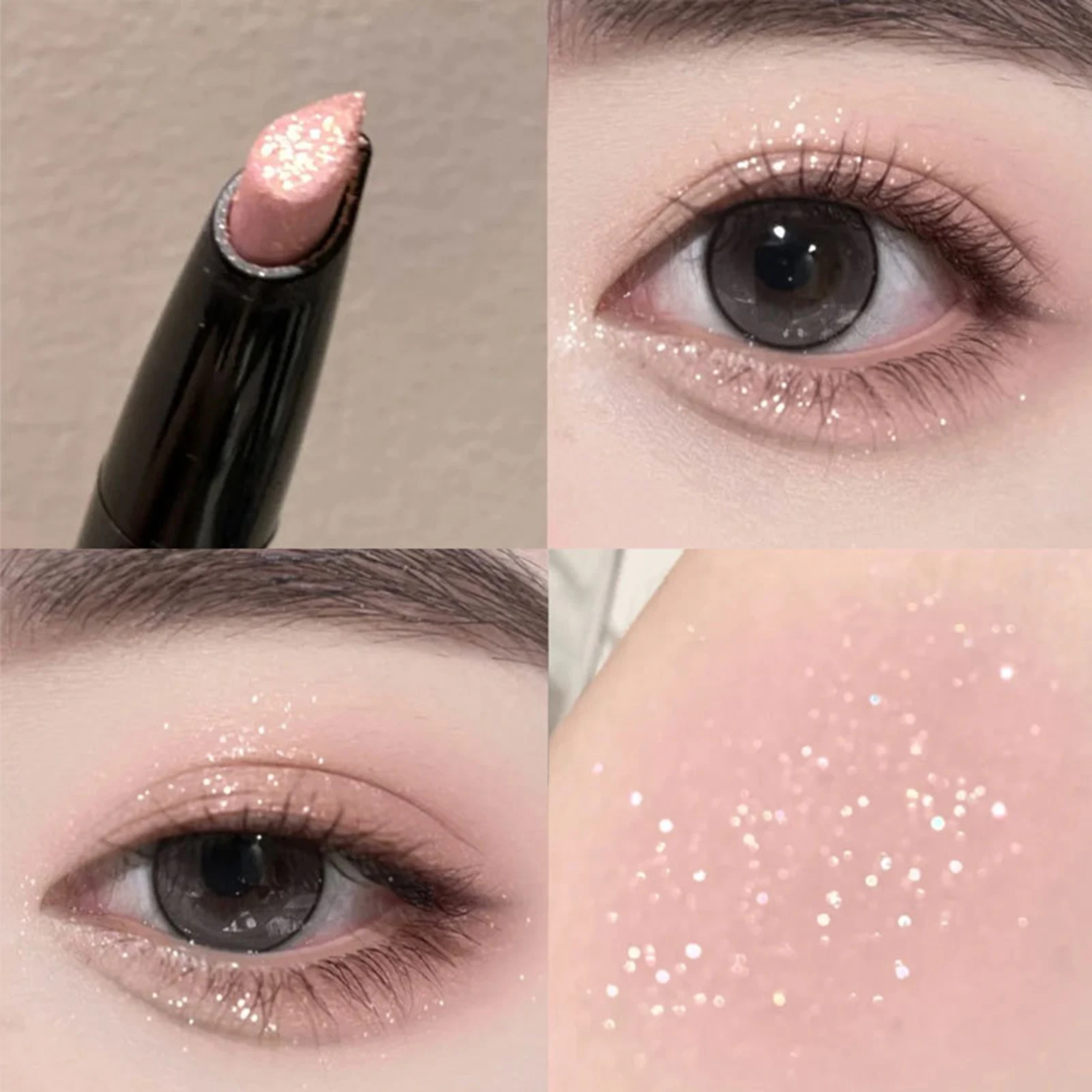 Glitter Gepigmenteerde Oogschaduwstick Markeerstift Langdurige Oogschaduw Voor Vrouwen En Tienermeisjes Gebruikt