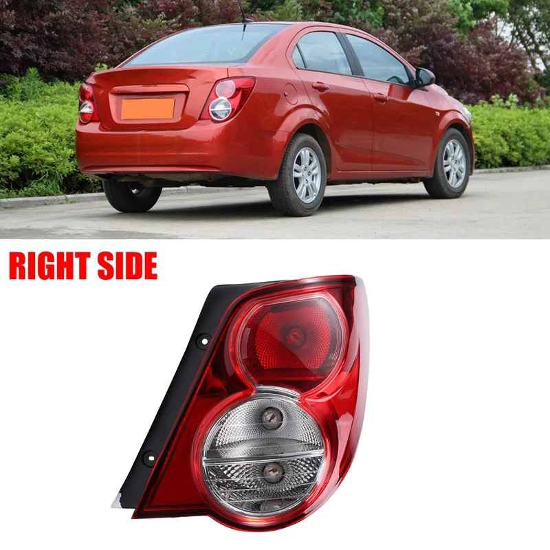 Car Rear Bumper Tail Lamp Driving Stop Brake Light For Chevrolet Chevy Sonic 4D Aveo 4D 2011-2013