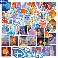 50pcs Elemental Disney Anime Movie Stickers Decals For Laptop Car Suitcase Motorcycle Wall Decoration Sticker Kids Toy