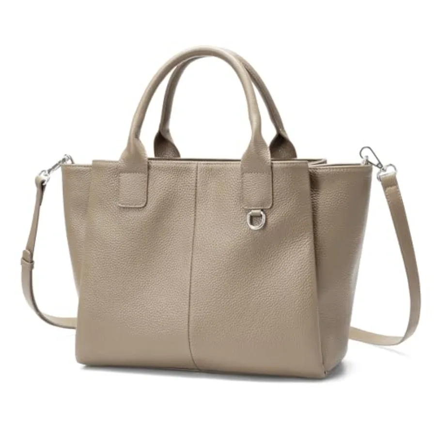 

Сумка-портфель Befen из натуральной кожи для женщин, дизайнерская, среднего размера, с тремя отделениями, с верхней ручкой, через плечо, на плечо