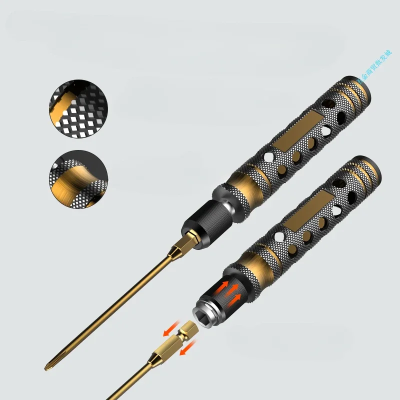 Professional Grade Aluminum Alloy Hex Screwdriver Set for Repair Work