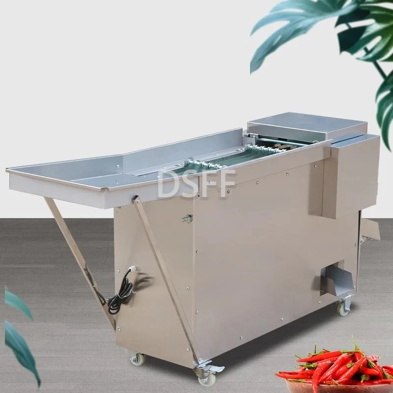 

Commercial Efficient Dry Chili Cutting Machine, Multifunctional Chili Seed Remover