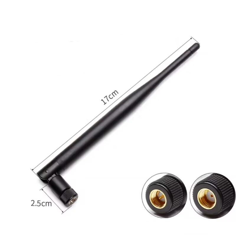 2pcs/Lot 2.4 G Wifi Bluetooth Antenna, High Gain Collapsible Plastic Rod Aerial SMA Pin/Hole, Plug And Play Fast and Convenient