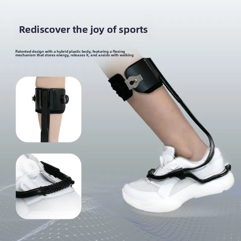 Foot Drop Brace AFO, Ankle Foot Orthosis for Hemiplegia Stroke, Varus Valgus Correction Walking Support