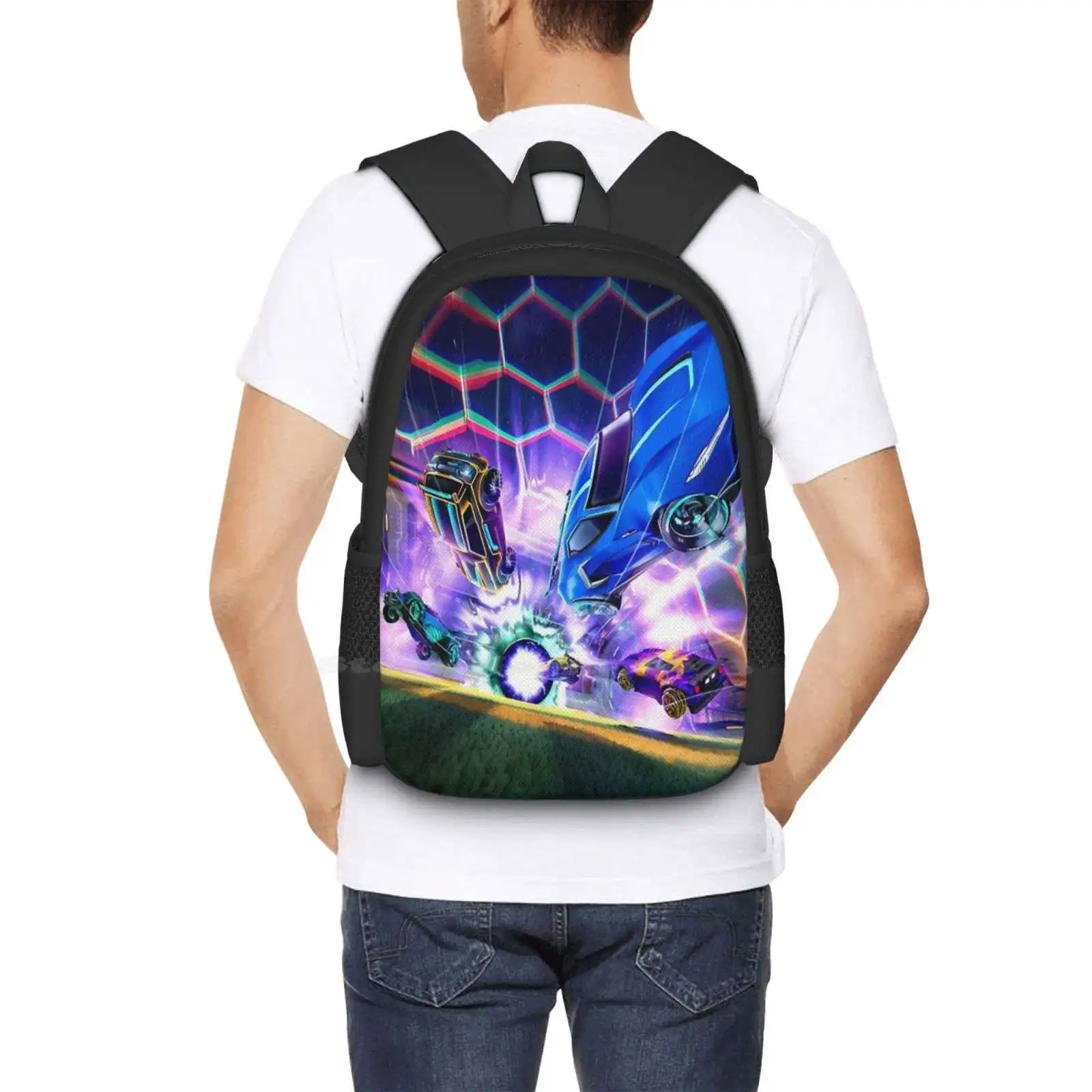 Soccer Legend Hot Sale Schoolbag Backpack Fashion Bags Cars Boost Car Battle Car Car Soccer Pc Gamer Rocket League Score Rocket