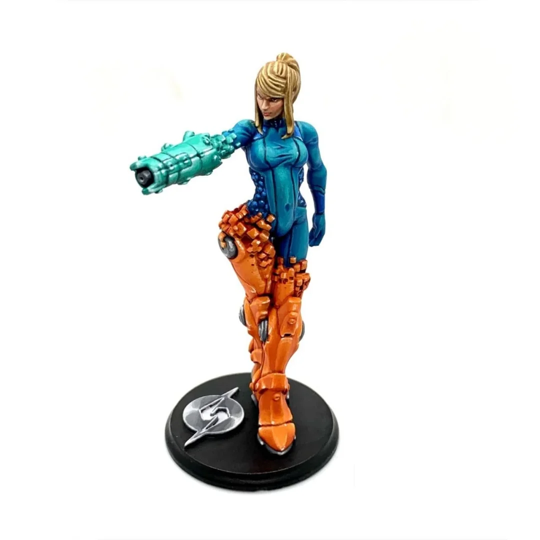 

1/24 Scale Resin Figure Model Kit Metroid Samus Alan Unassembled and Unpainted 3D printing diy toy 051