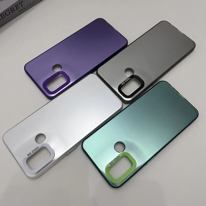 For Infinix Hot 12 Play Case Infinix Hot 12 Play NFC Phone Cover X6816D X6816C Cases  Luxury Metallic Aurora Skin Matte Cover