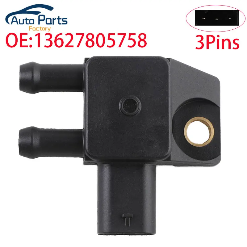 DPF Differential Exhaust Pressure Sensor For BMW X3 F25 X4 F26 X5 E70 F15 X6 E71 F16 13627805758 780575801 7805758 7805758-01