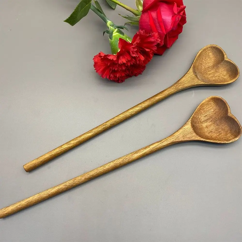 

Japanese Style Crack Resistant Kitchen Loving Heart Pot Spatula Dessert Spoon Coffee Spoon Tableware Stirring Spoon