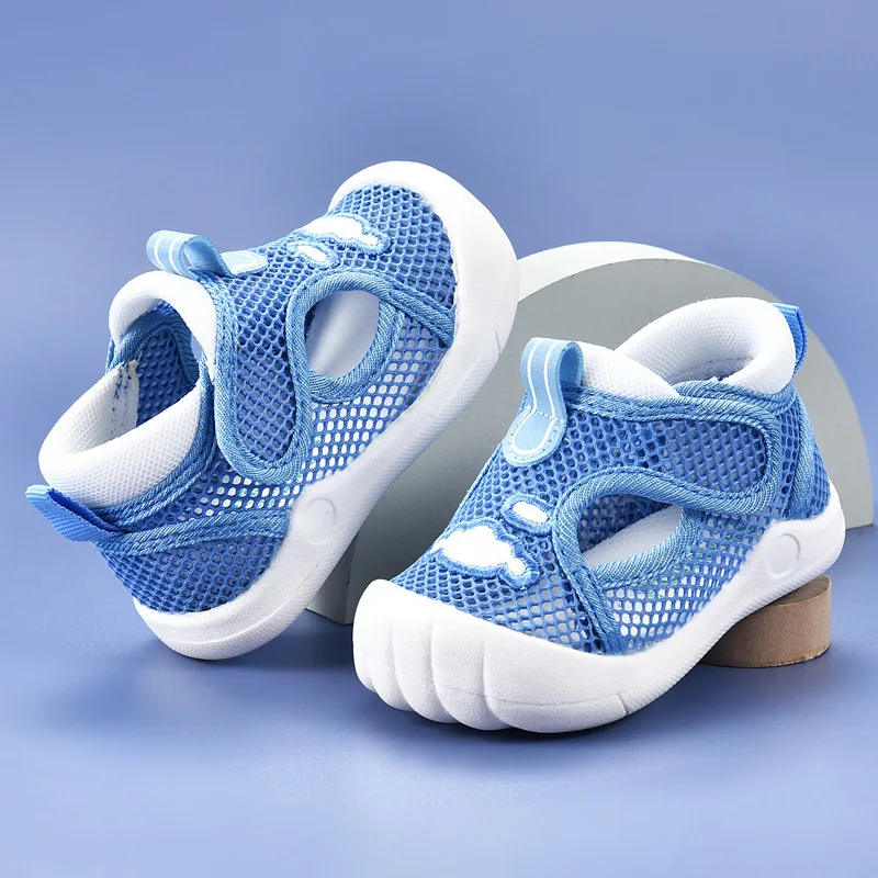 Summer Toddler Shoes Baby Boys & Girls Children Air Mesh Shoes Soft-Soled Anti-Slip How-Cuts Size 14-21