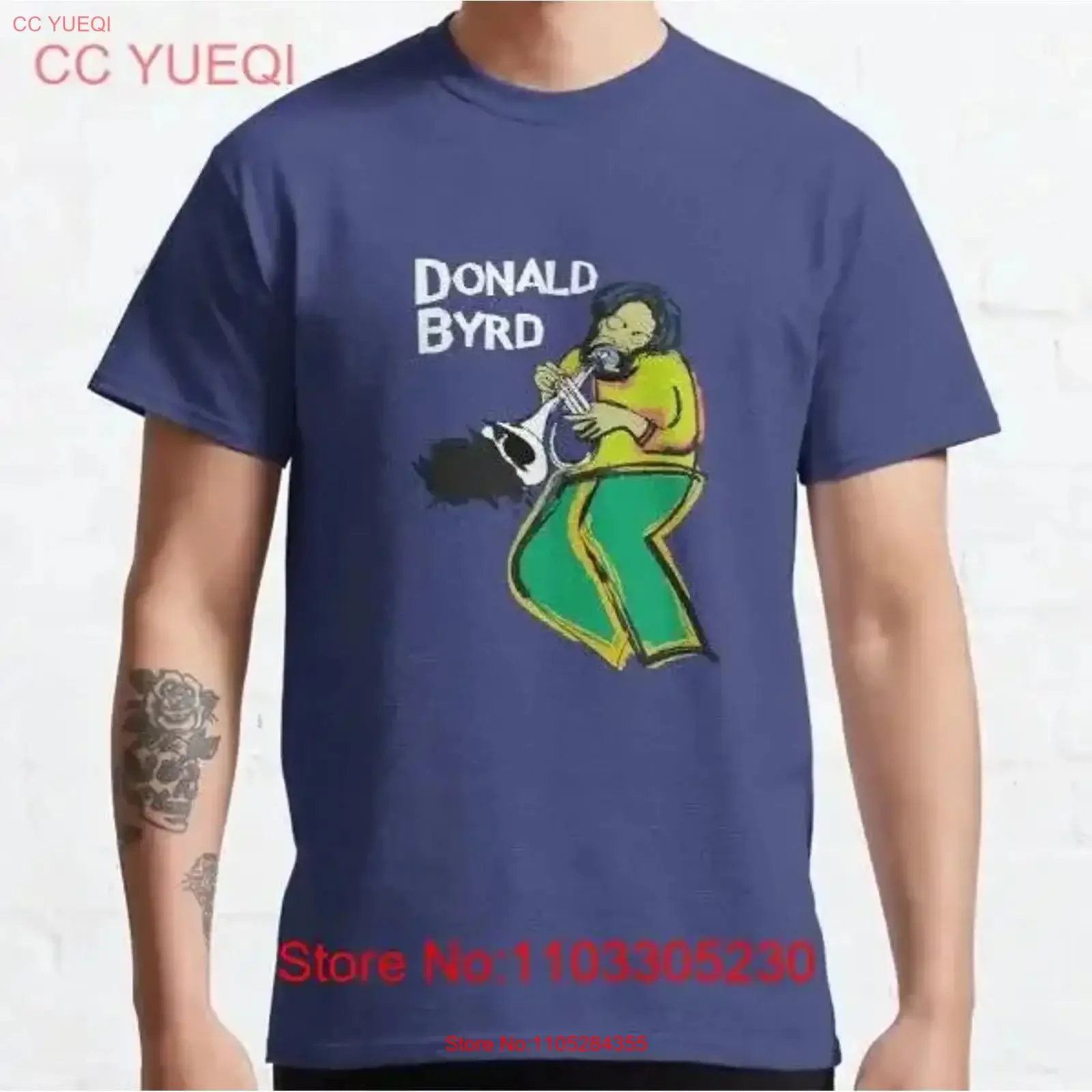Retro Donald Byrd T Shirt Kenny Clarke Bohemia After Dark Klook's Clique Sonny Clark vintage Washed homme streetwear  vintage