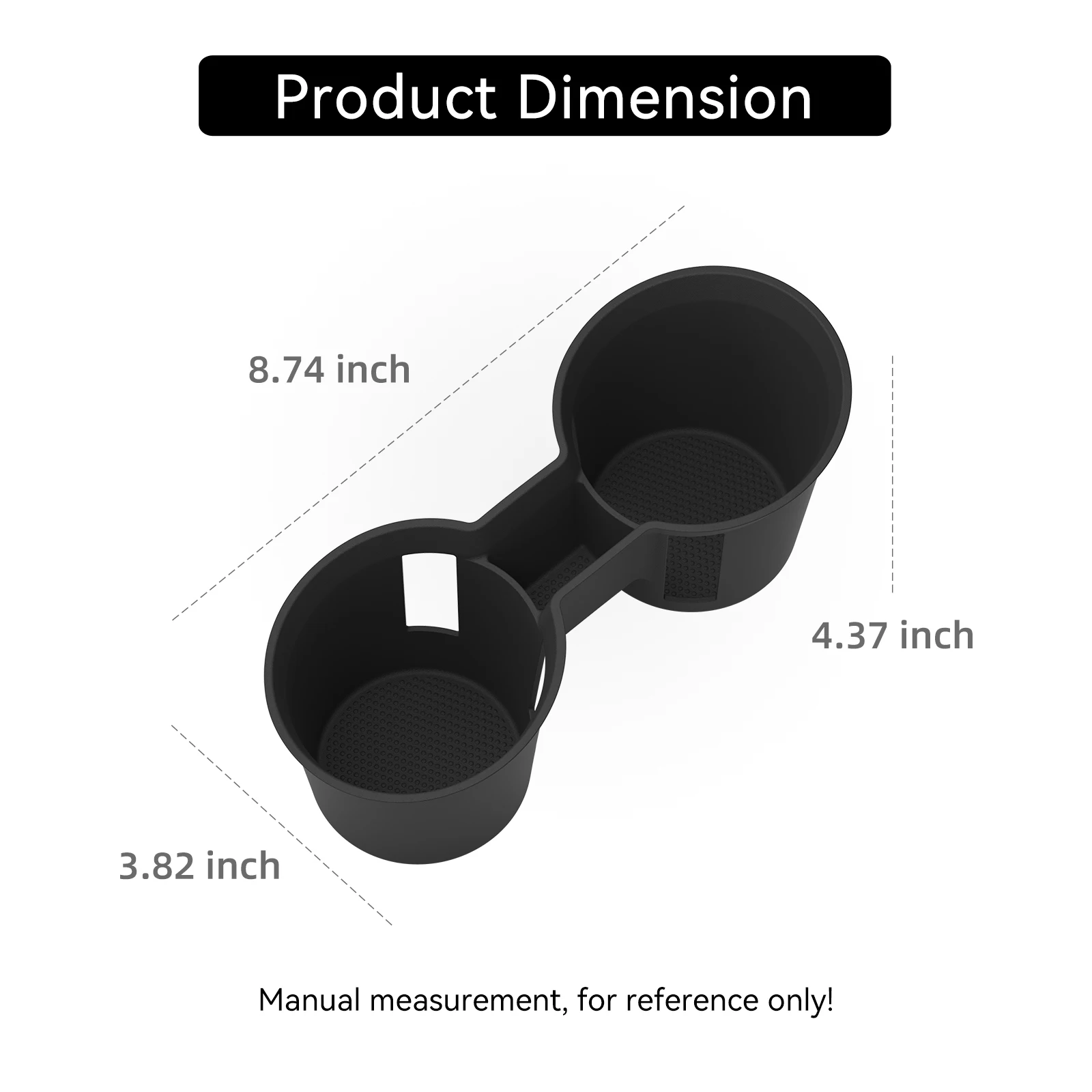 LUCKEASY for Honda Civic 11th Gen 2026 Central Console Water Cup Holder Accessories Drinks Holder Storage Box Only Fit RHD