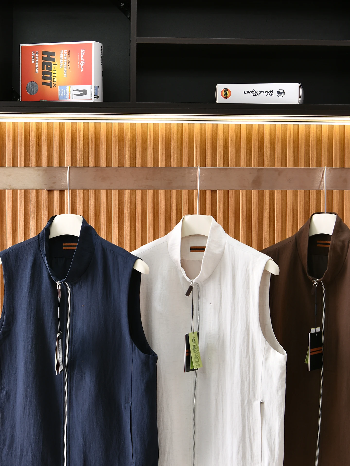 Italian High-End Lenzing Linen Blend Men's Collared Casual Vest Jacket Spring Summer Breathable Standard Fit Urban Commute
