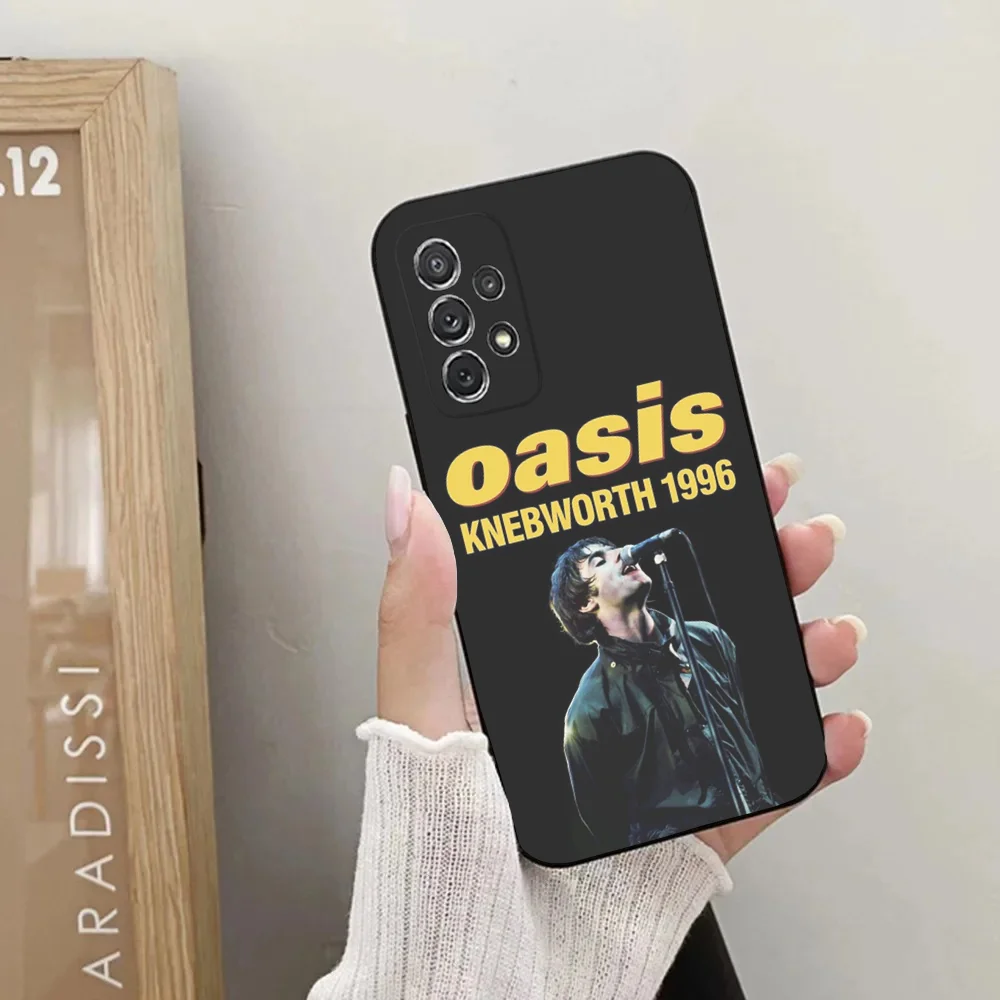 O-Oasis-s Rock Band Phone Case For Samsung Galaxy A20,A21s,A22,A31,A32,A52,A53,A72,73,A80,A91Soft Black Cover