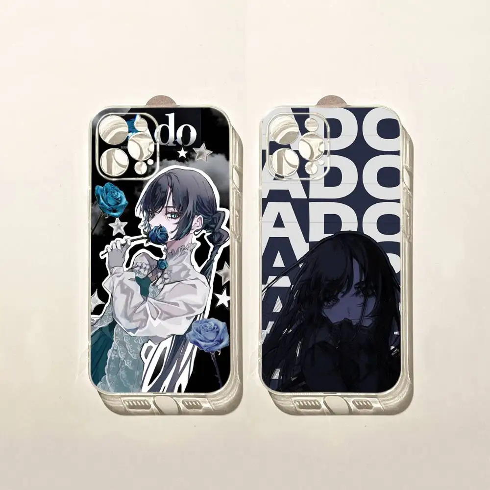 Epc Ado Kyogen X Uta جراب هاتف من السيليكون الناعم لهاتف آيفون 17 16 15 14 Plus 13 12 11 Pro Air Max