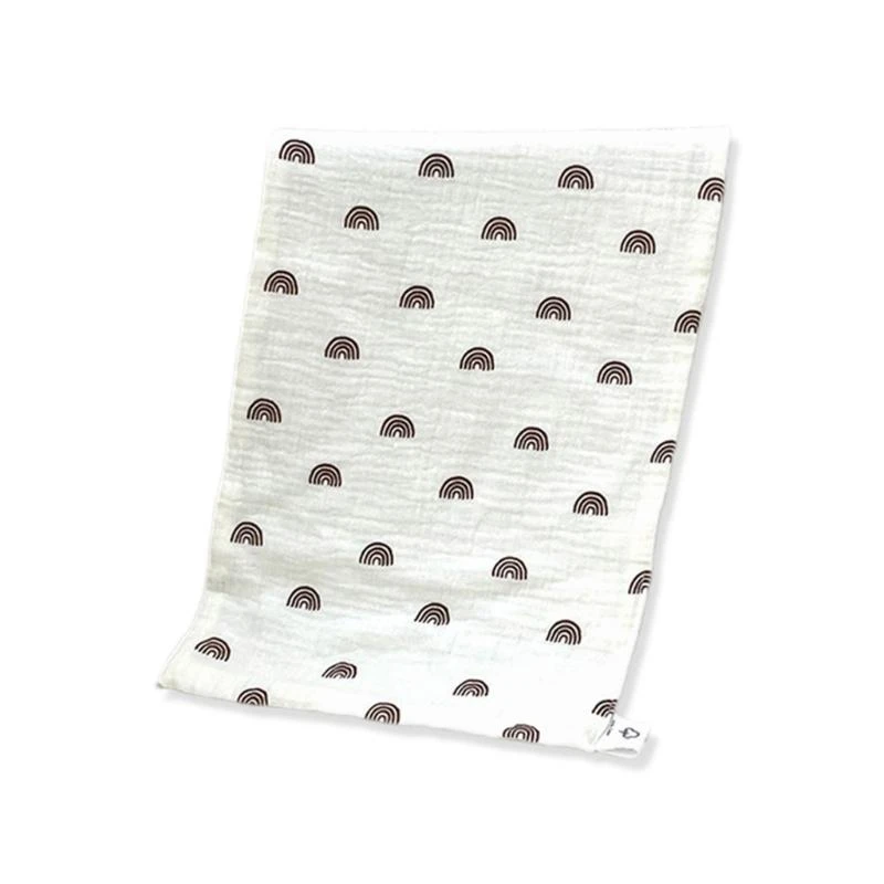 

J15U Baby Burp Cloth 4 Layer Drooling Towel Cotton Triangular Bib Handkerchief