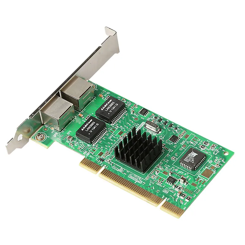 PCI 10/100/1000 Dual Port Server Ethernet Adapter 2 x RJ45 NIC Ethernet Desktop Adapter (Intel 82546 chipsatz)