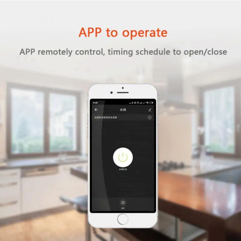 Tuya ZigBee WiFi inteligente válvula de vazamento de água, controle automático, ligado e desligado, temporizador de contagem regressiva, funciona