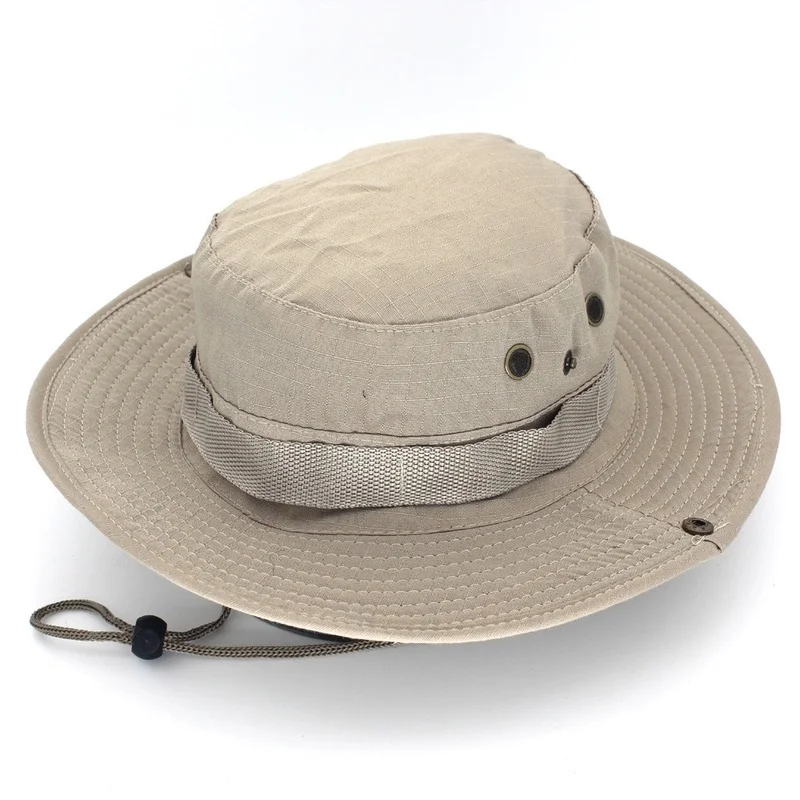 Gorra táctica de camuflaje Boonie, sombrero de cubo, gorras de camuflaje para hombres, deportes al aire libre, gorra de cubo para el sol, pesca,