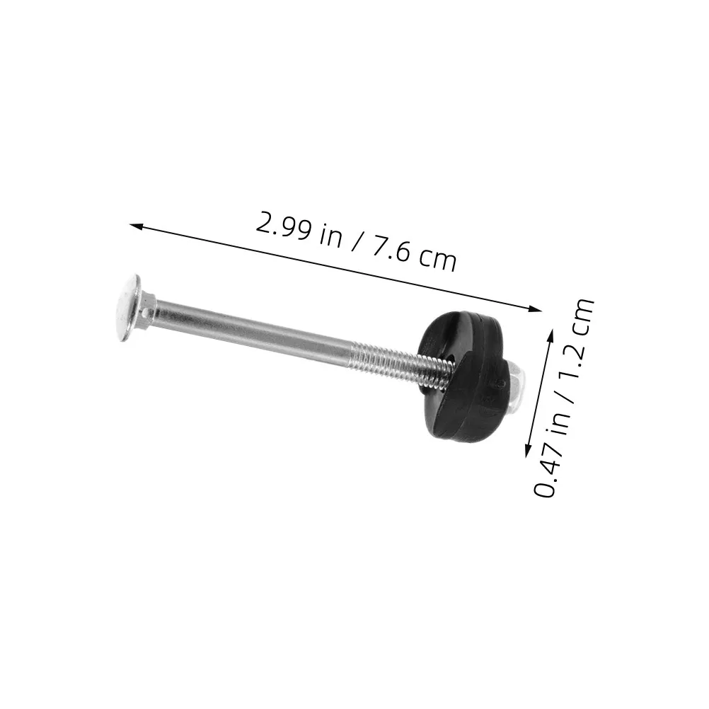 15Sets Long Trampoline Screws Bolts Anti-Loose Stability Bolts Precision Engineered Weatherproof Trampoline Fixing Replacement