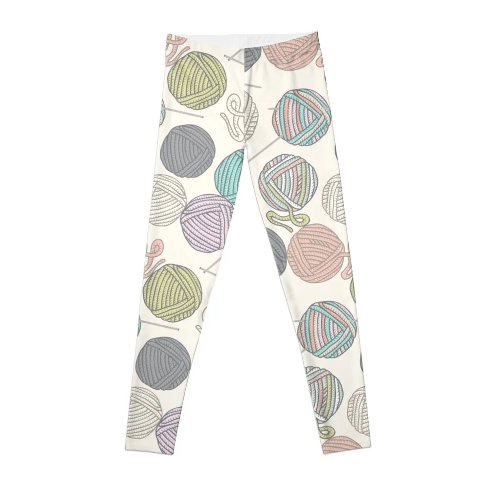 

Balls of yarn pattern Leggings jogging pants joggers for Womens Leggings