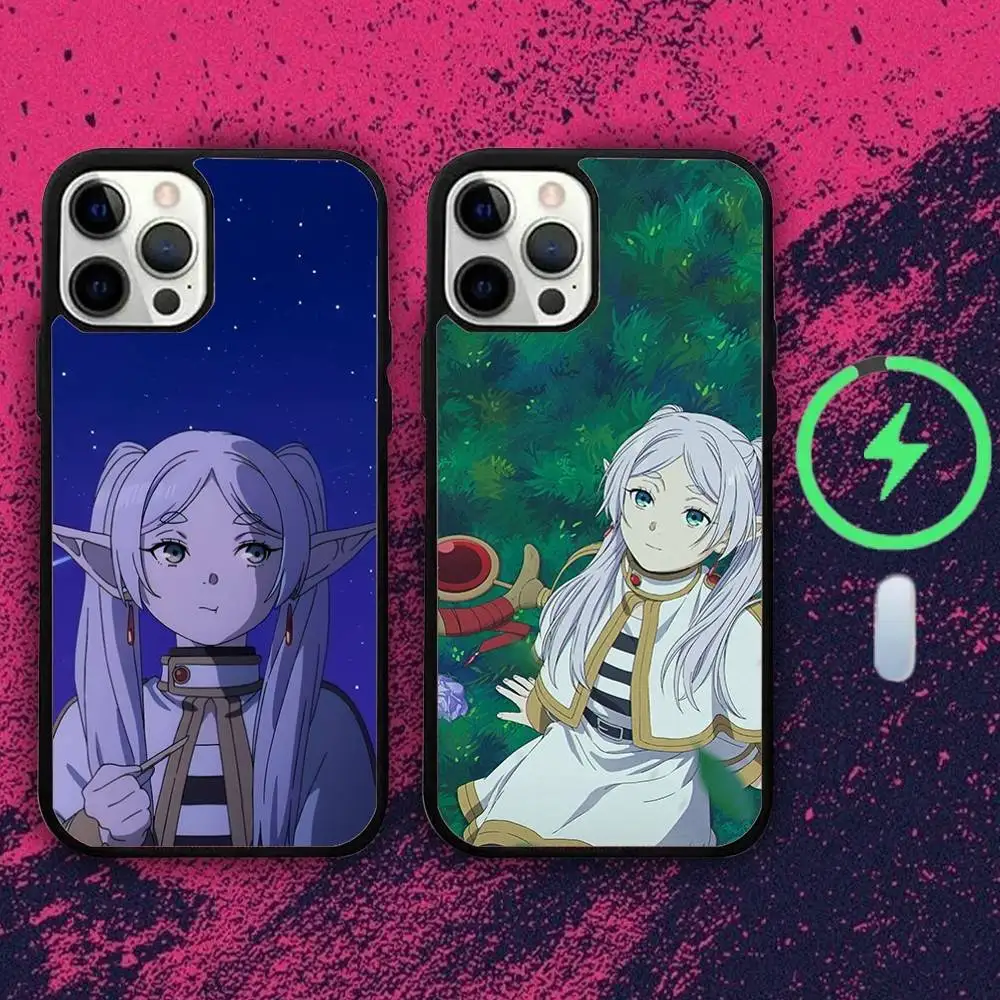 

Sousou Anime F-Frieren Phone Case For iPhone 16e,16,15,14,13,12,11,Plus,Pro,Max,Mini Magsafe Magnetic Wireless Charging