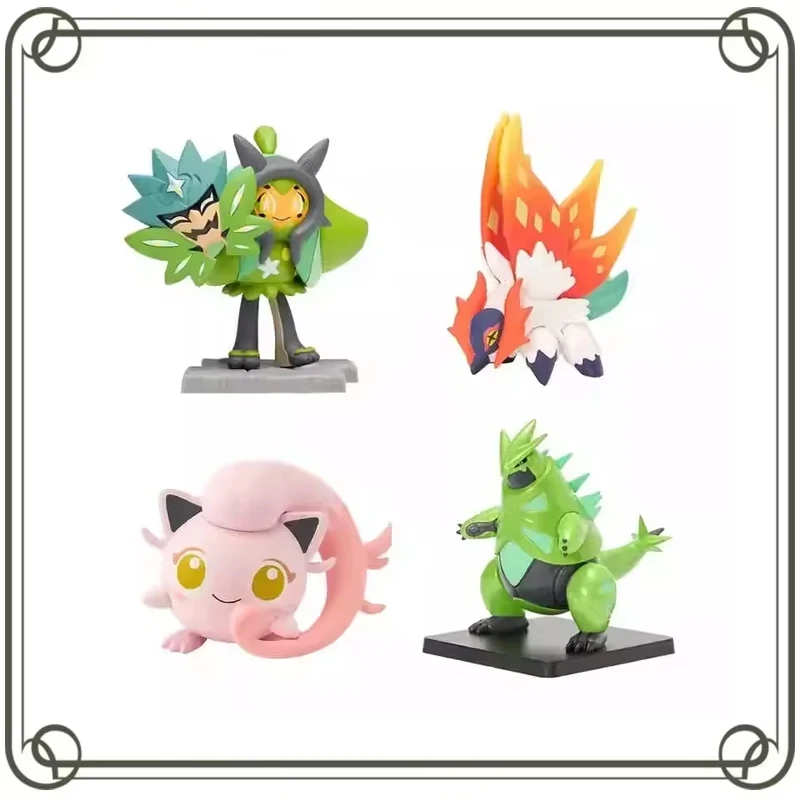 Pokémon Ogerpon Scream Tail Slither Wing Iron Thorns Childhood Memories Refrigerator Magnet Action Figures Model Kids Toy