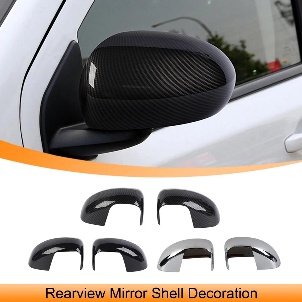 

Car Rearview Mirror Shell Decoration Cover Trim For Jeep Compass 2008 2009 2010 2011 2012 2013 2014-2016 Exterior Accessories