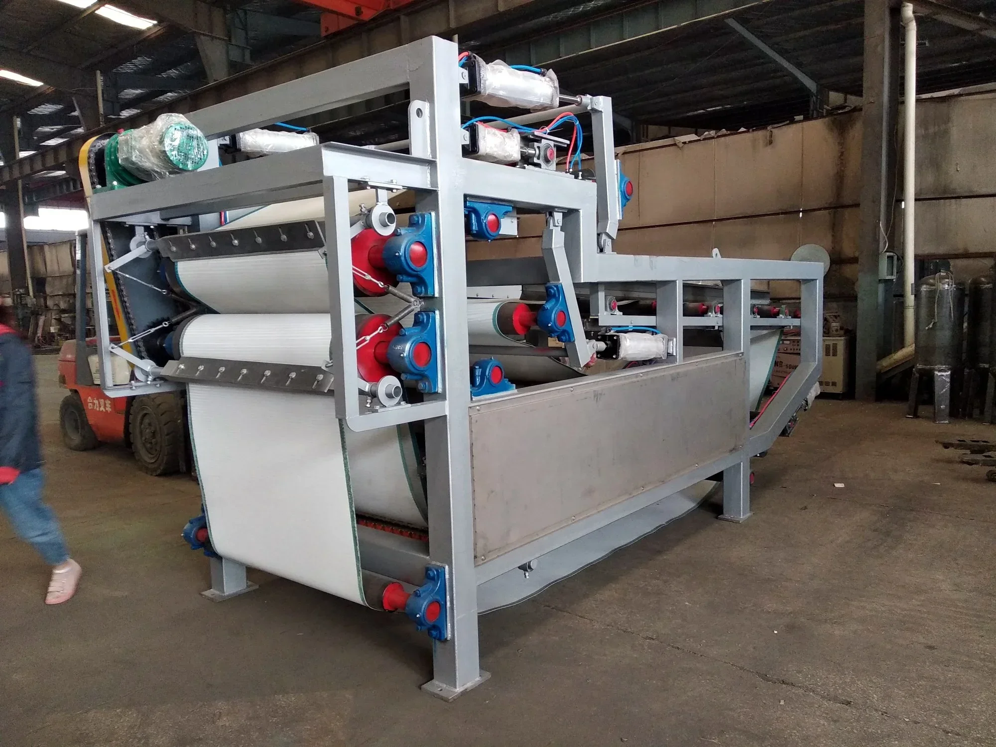 Belt Filter Press Sludge Dewatering Machine for Sludge Treatment
