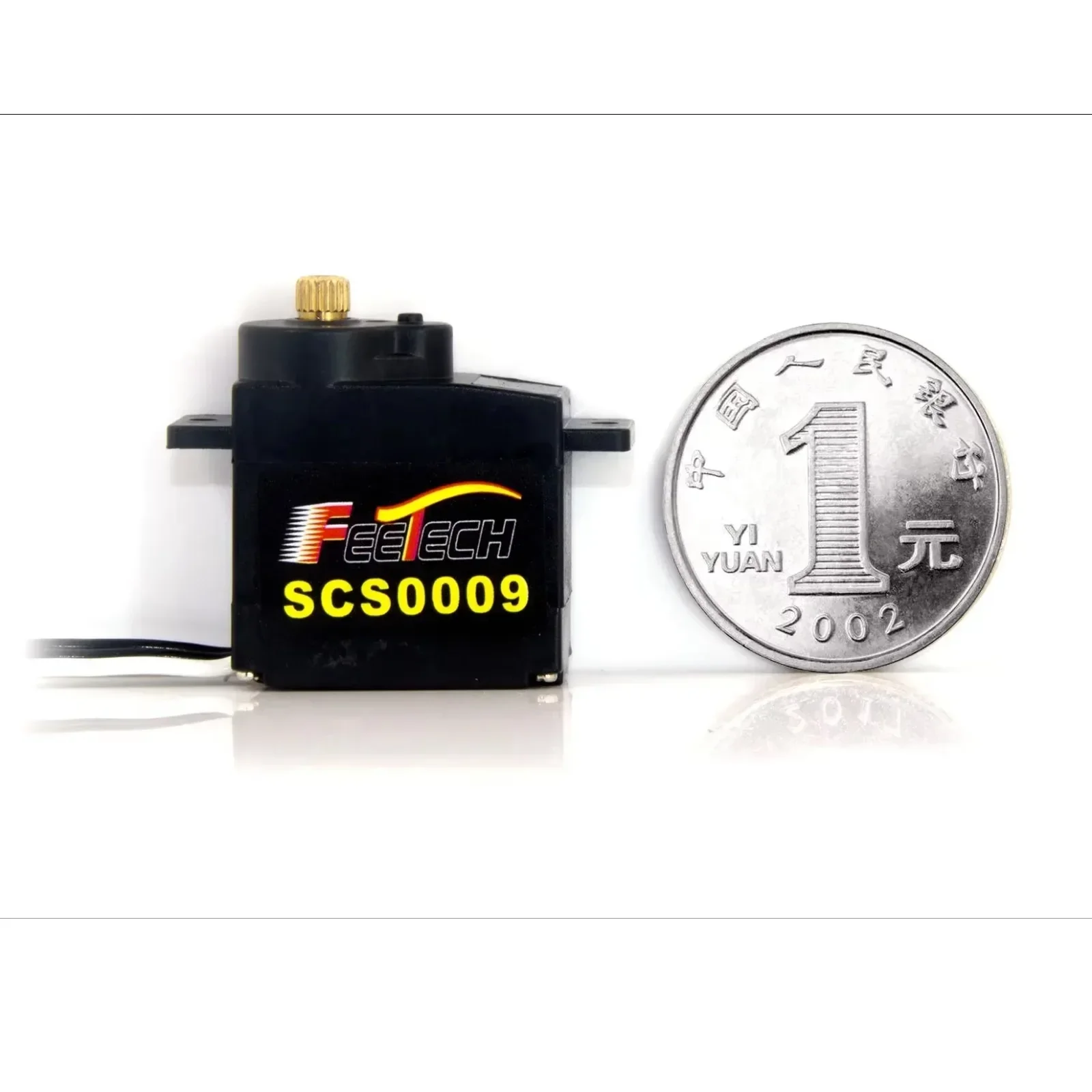 1/2/4 szt. Feetech SCS009 2.3kg.cm 9g Mikro Serwo Lekkie Mini Serwo z Metalowymi Przekładniami Silnik do Samochodów RC Helikopterów/Robotów/STEAM