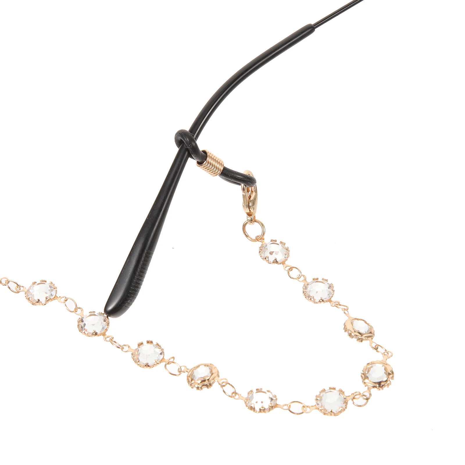 

1Pcs Eyeglass Chain Stylish Metal Multifunctional Non-Skid Glasses Rope Mask Chain Glasses Holder Anti-Lost Durable Strap