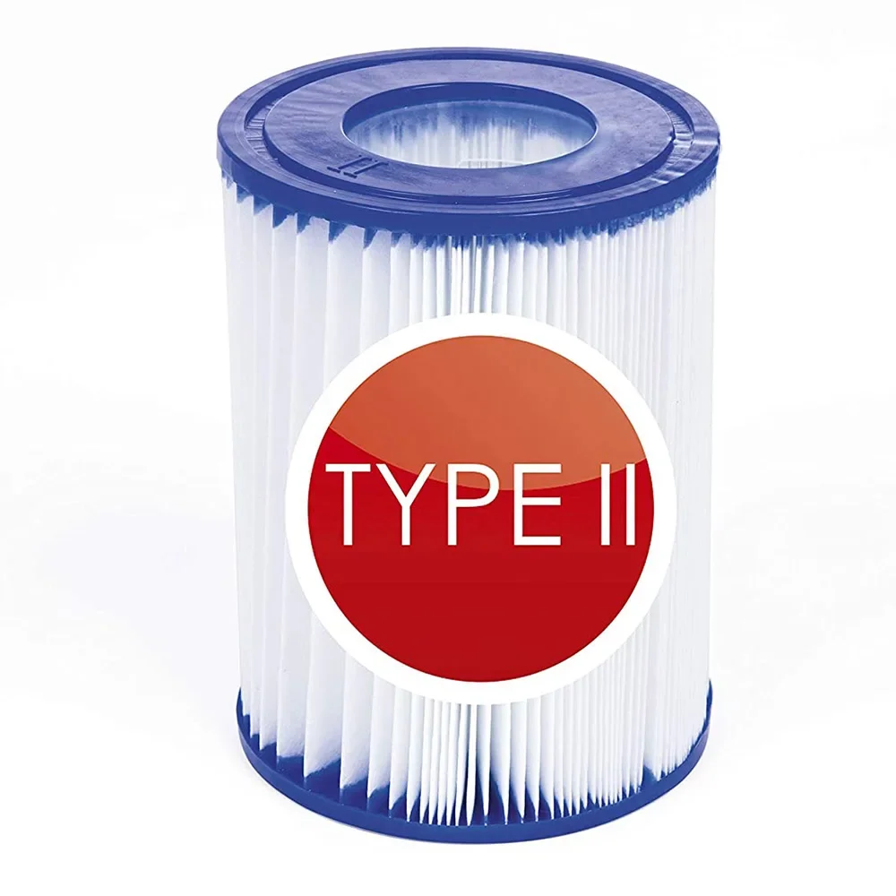 Filtre de piscine adapté à la cartouche II pour Lay Z, pompe de filtre de spa, 1 pièce