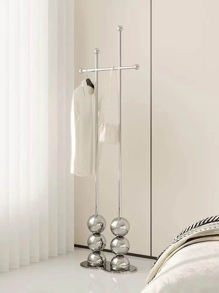 European style household clothes hanger made of stainless steel, light luxury and simple