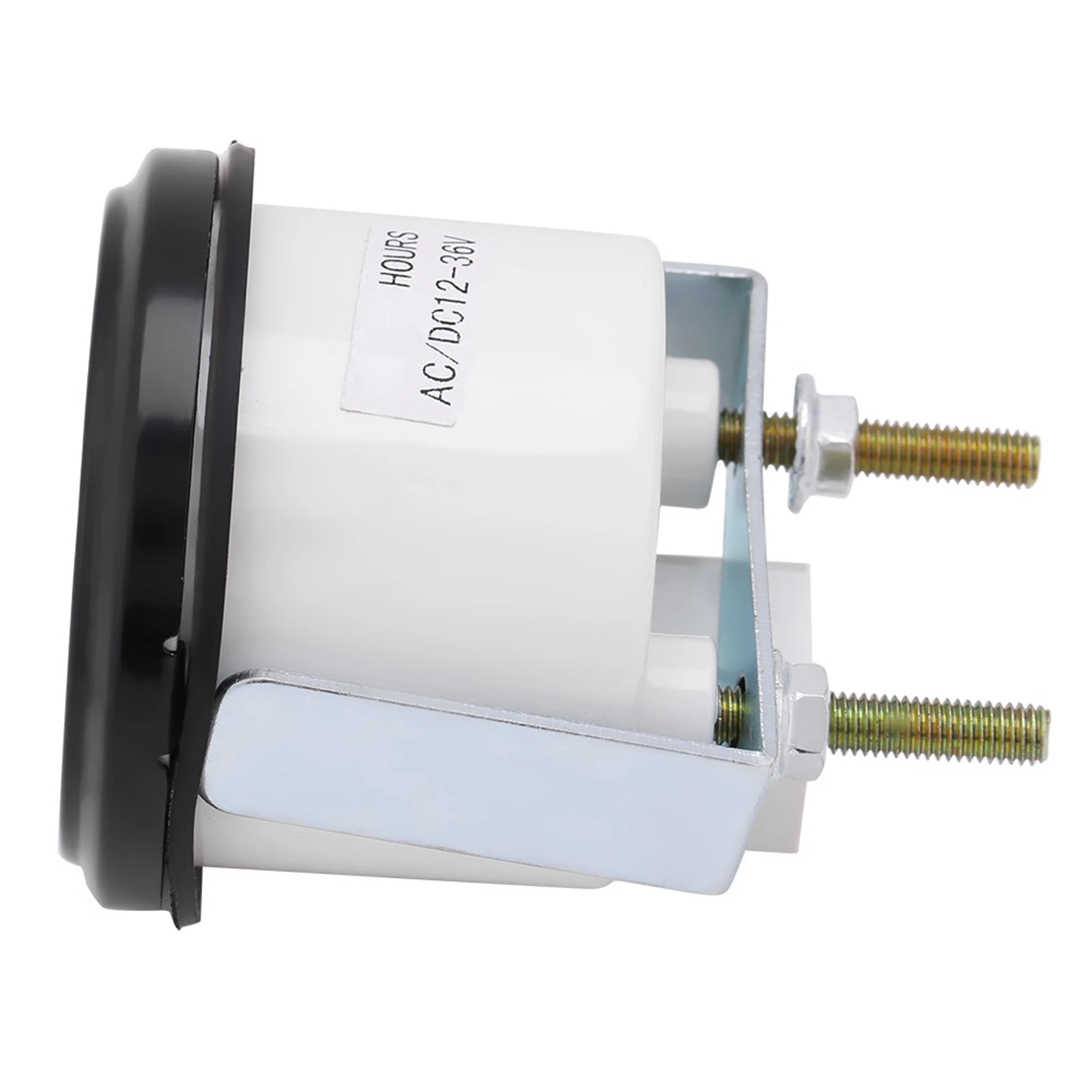12‑36V AC 6桁の正確な丸型クォーツアワーメーターゲージテスター、ボート、車、トラックのエンジンアワーメーター用