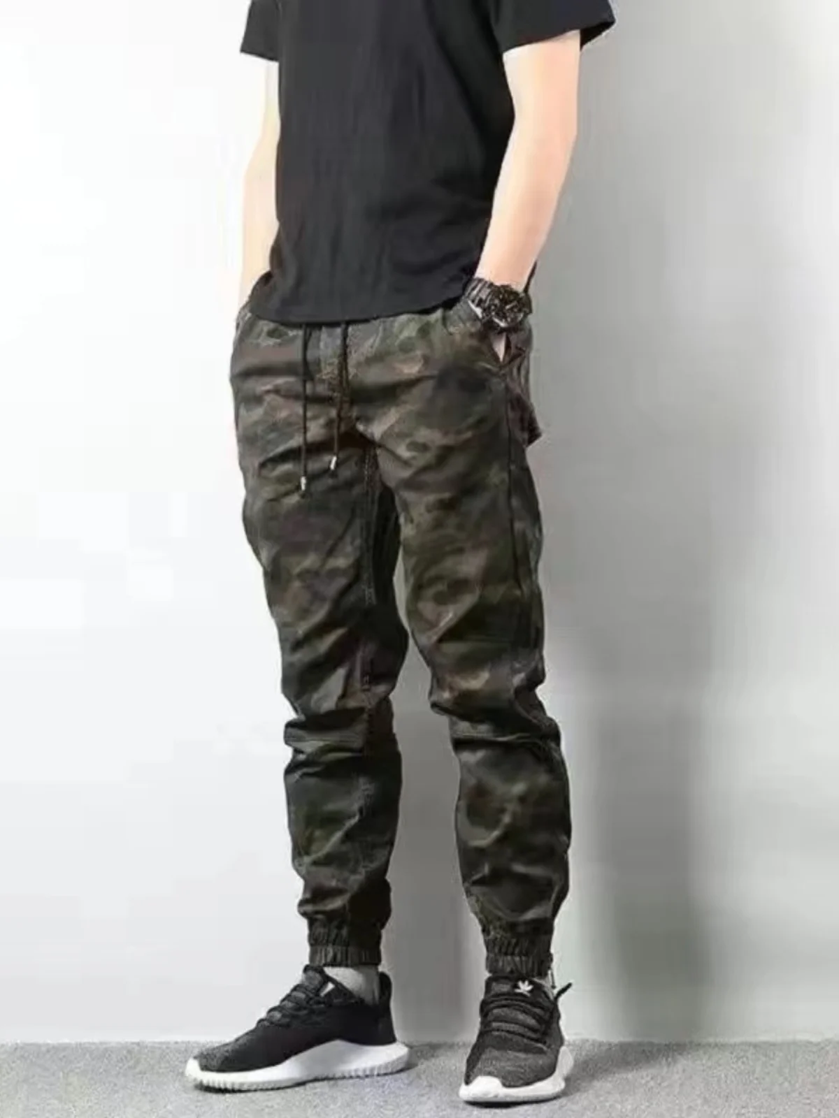 

Мужские камуфляжные рабочие брюки в стиле милитарина Spor, свободный крой, износостойкие американские повседневные брюки из высококачественного полиэфирного волокна