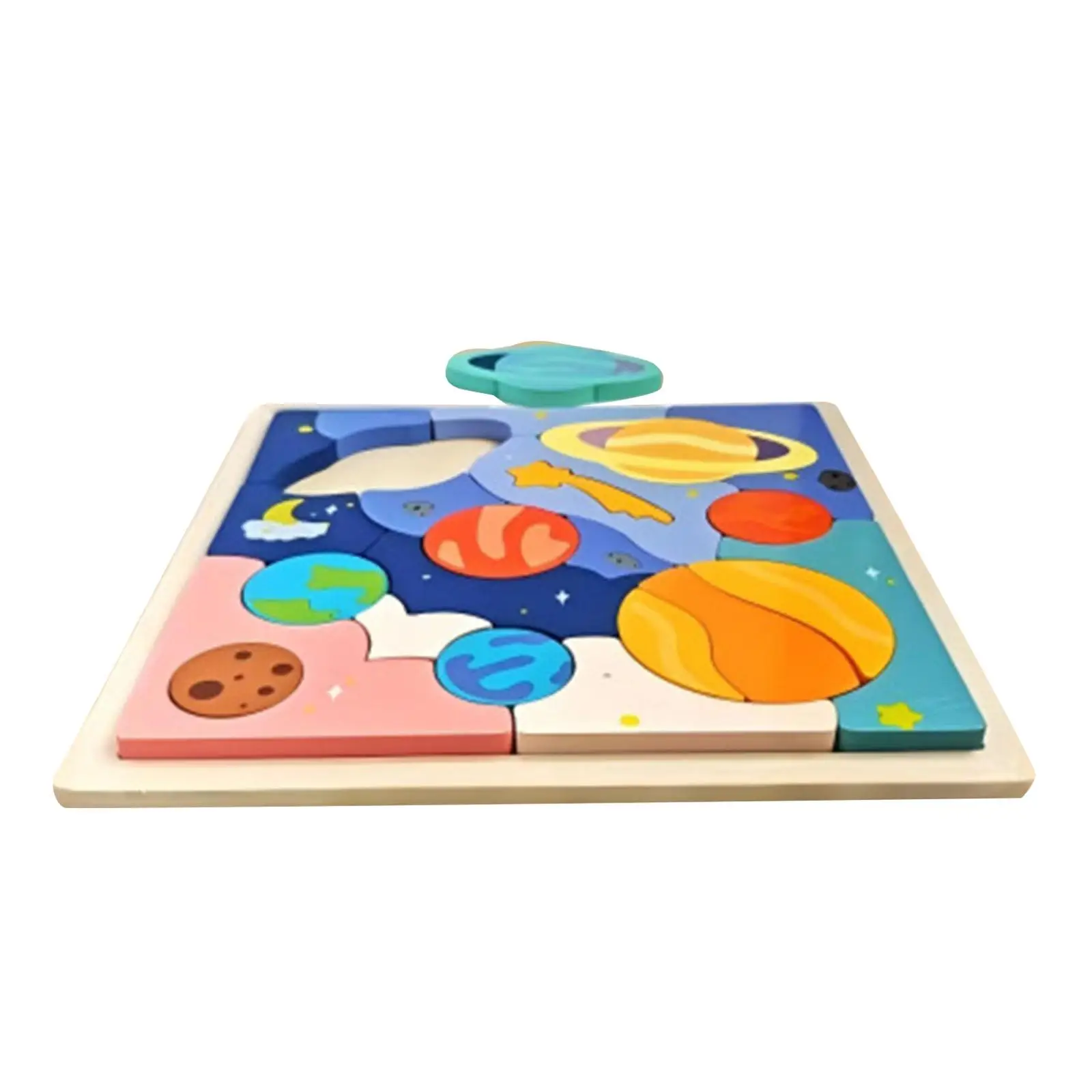 Holzpuzzles für Kinder, Früherziehung, Spielzeug, Form, passendes Spiel, Vorschule