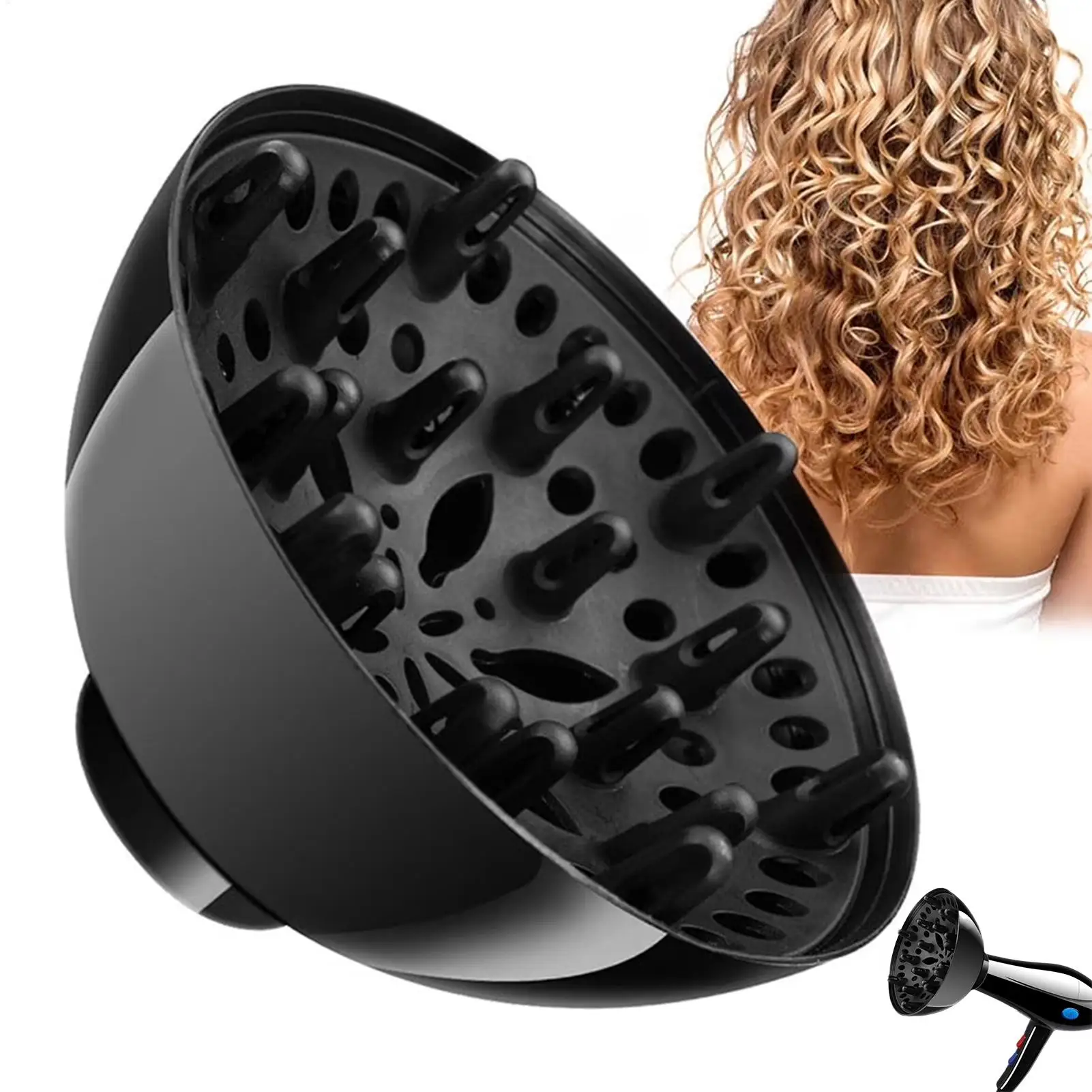 Universal Hair Diffuser Hair Styling Curly Dryer Curly Hair Large Wind Hood Salon Curly Accessories Hairdressing Blower Styling