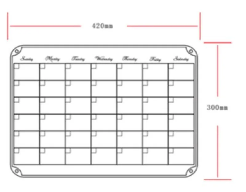 Tableau magnétique souple réinscriptible pour étudiant, plan de bureau, cycle de message, planche eBoard filtrée, mot de pratique le plus récent, le moins cher, 2019