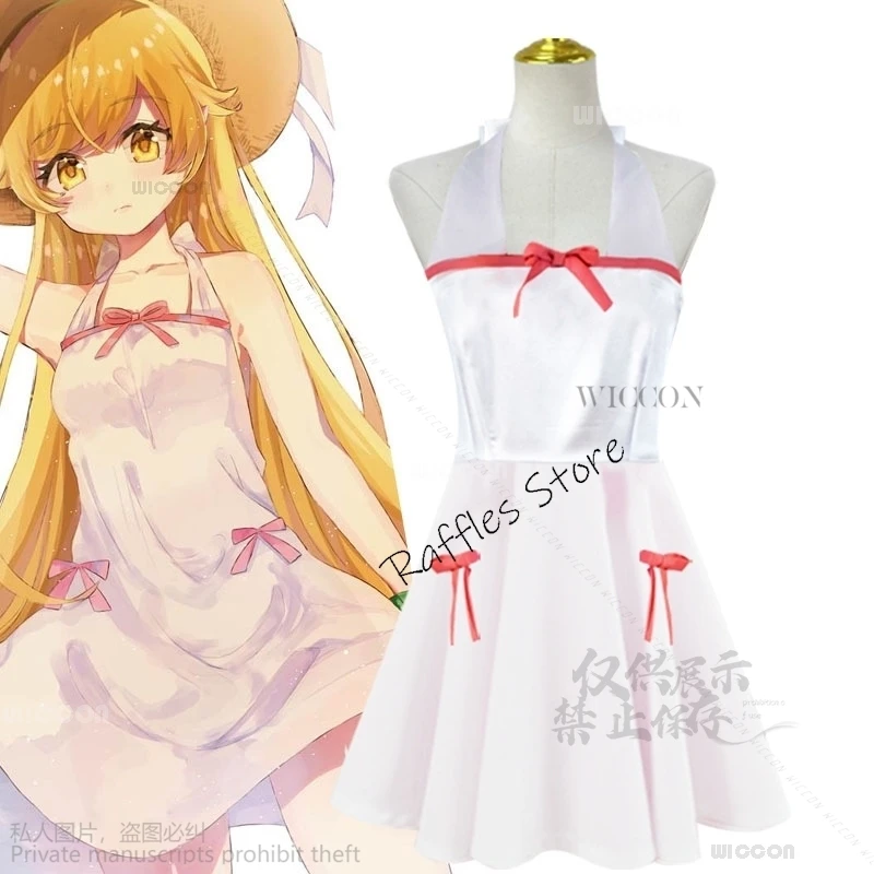 

Аниме Bakemonogatari Cos Oshino Shinobu Косплей Костюм Sengoku Nadeko Lolita kanбару Suruga Хэллоуин Рождественская Вечеринка Униформа