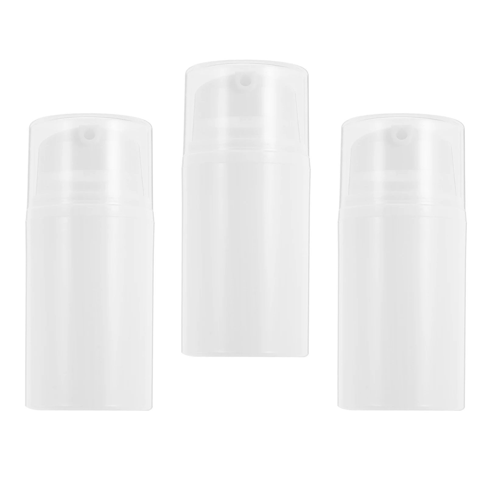 

3pcs Emulsion Dispenser Bottles Refillable Cream Containers Travel Camping Outdoor Lightweight Portable Makeup Tools Skincare