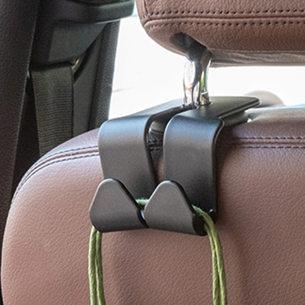 

Car Seat Headrest Hooks Rear Backseat Purse Hanger Durable Storage Compatible Various Models Vehicle Accessories